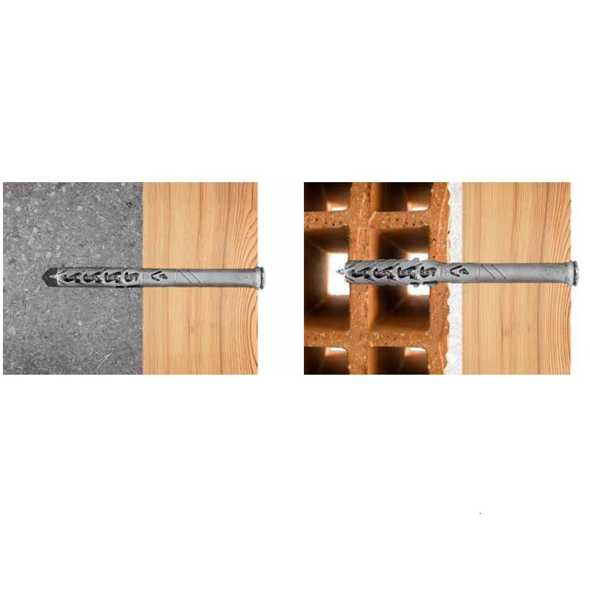 TOX tassello metrico lungo Control 12 x 140 mm con vite a testa esagonale, tassello a telaio per quasi tutti i materiali da costruzione ed elevati valori di ritenzione, 25 pezzi in