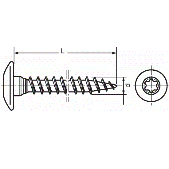 Viti Panelvit Mustad 200pz - Testa Fungo 6x35mm Neroplus Con Lubex - Foto 2